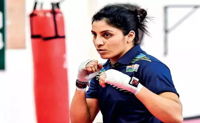 Boxer Simranjit off to winning start in Elorda Cup - Sakshi