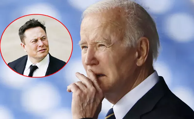 Joe Biden Reacts On Elon Musk America Economy Comments - Sakshi