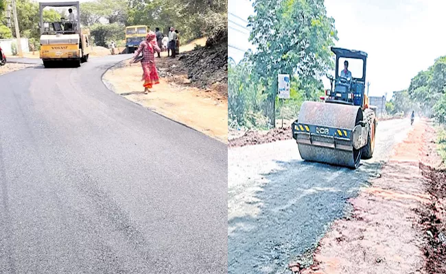 Road Construction Work In Five constituencies In Nellore District - Sakshi