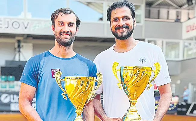 Saketh Myneni And Yuki Bhambri Won ATP 2022 Challenger Doubles Title - Sakshi