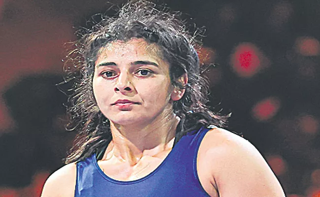 Sarita Mor and Manisha won gold medals at the Bolat Turlykhanov Cup 2022 wrestling tournament - Sakshi