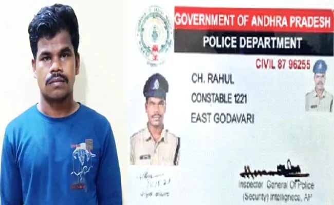 Fake Police Arrest In Visakhapatnam - Sakshi