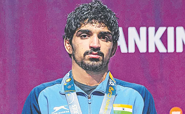 UWW Ranking Series: Aman Bags Gold Bajrang Bronze India 12 Medals - Sakshi