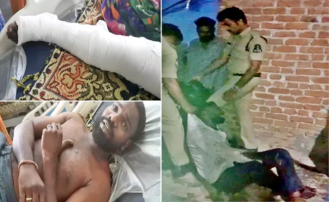 Hyderabad: Police Over Action Tortured Man Cruelly Mettuguda  - Sakshi