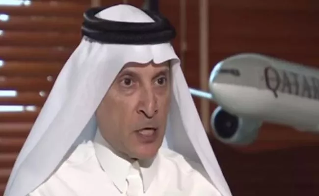 Spoof video: Qatar Airways CEO offered a plane to a man who called for bycott of airline - Sakshi