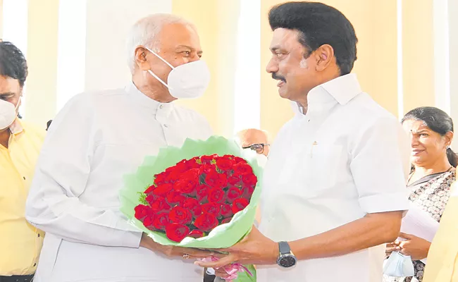 Yashwant Sinha Calls on DMK chief MK Stalin - Sakshi