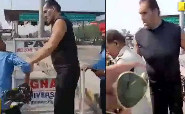 The Great Khali Lands in Heated Argument at Toll Plaza in Punjab Video Viral - Sakshi