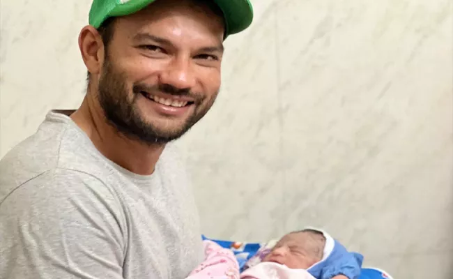 KKR Player Sheldon Jackson Blessed With Baby Boy Shares Photos - Sakshi