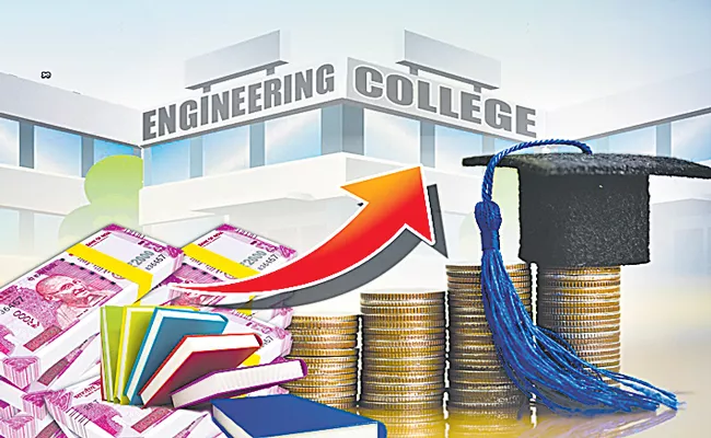 Telangana Private engineering Colleges Likely To Increase 25 Percent Fee - Sakshi