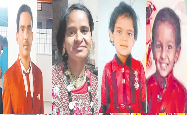 Four Members Of Same Family Died Due To Electric Shock In Kamareddy - Sakshi