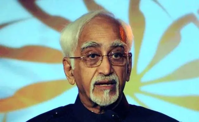 Didnt Invite Or Receive Him Hamid Ansari Rebuts Charge Of Inviting Spy - Sakshi