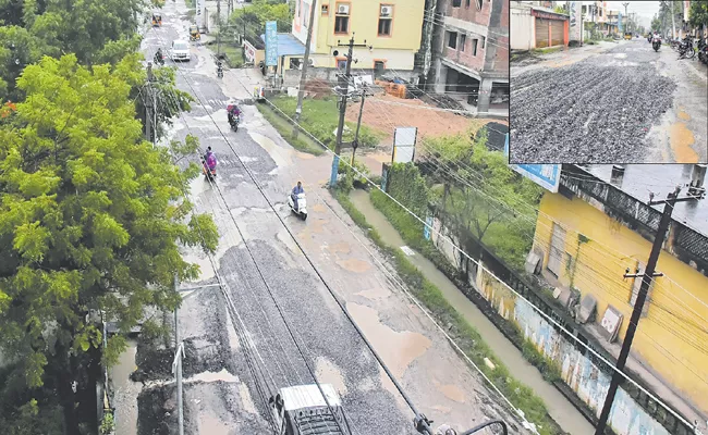 Salvation for Pedapalakalur road soon - Sakshi