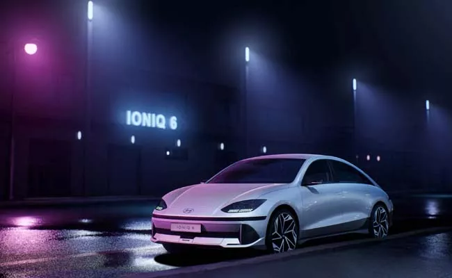 Hyundai Ioniq 6 electric sedan launched to challengeTesla EV - Sakshi