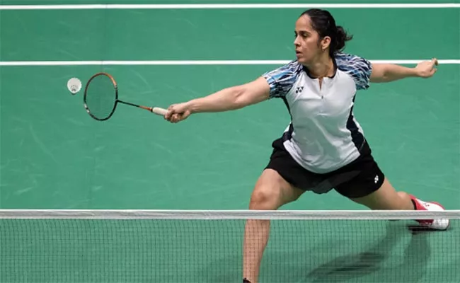 Saina Nehwal Stuns Bing Jiao To Join PV Sindhu, HS Prannoy In Quarterfinals Of Singapore Open - Sakshi