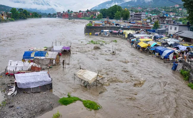 Flash Floods Due to Cloudburst in india - Sakshi