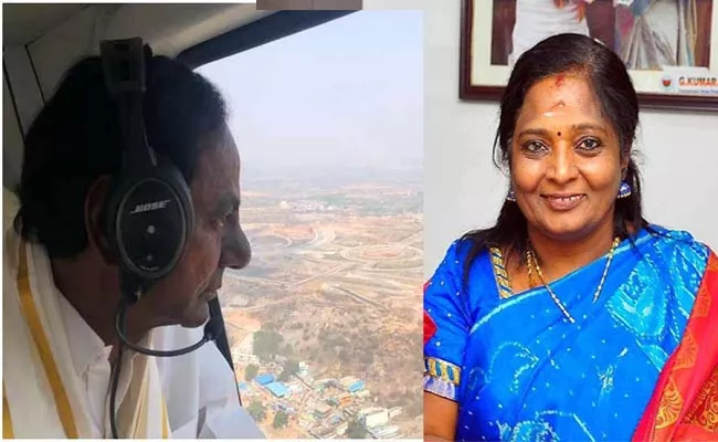 CM KCR Aerial Survey Of Flood Affected Areas On Sunday - Sakshi