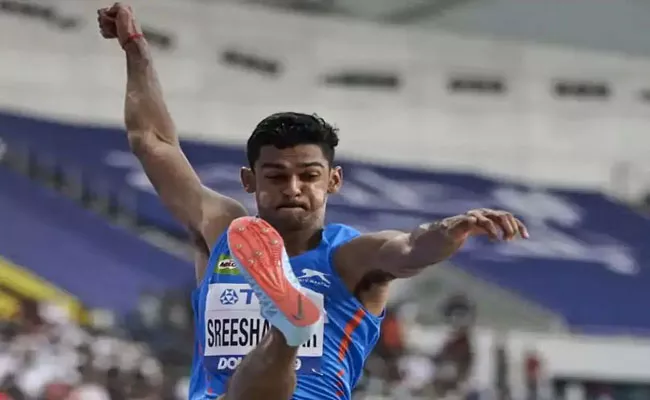 Long jumper Murali Sreeshankar Becomes 1st Indian To Qualify For Finals - Sakshi