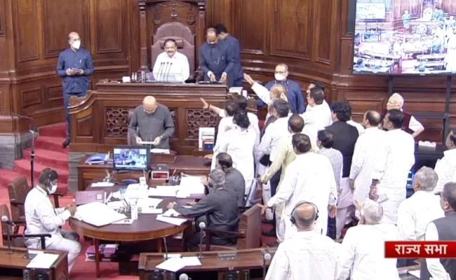 Parliament Mansoon Session 2022: Rajya Sabha Proceedings Adjourned - Sakshi