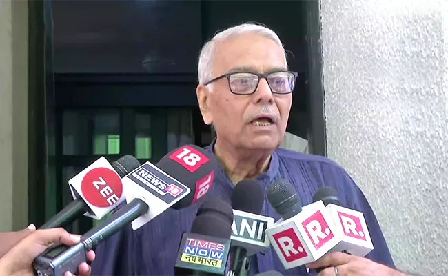 Opposition Presidential candidate Yashwant Sinha Comments - Sakshi