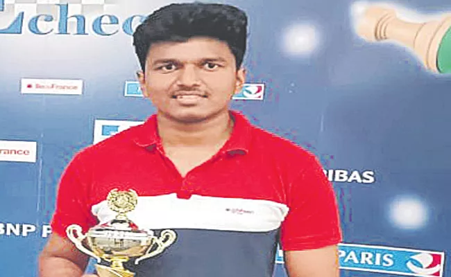 International Chess Tournament: Harsha Bharathakoti runnerup - Sakshi