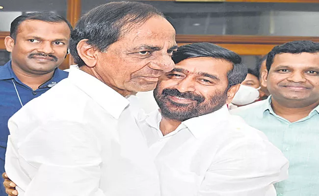 Telangana CM KCR Birthday Wishes To Minister Jagdish Reddy - Sakshi