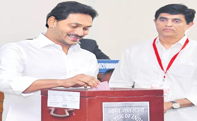 President election Polling begin In AP Assembly with CM Jagan vote - Sakshi