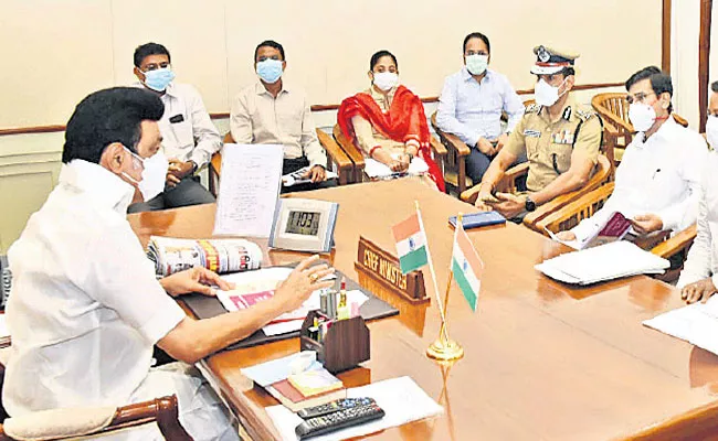 Tamil Nadu: Cm Stalin Review Meeting About Covid 19 With Health Officers - Sakshi