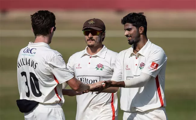 Washington Sundar grabs four for on first day for Lancashire - Sakshi