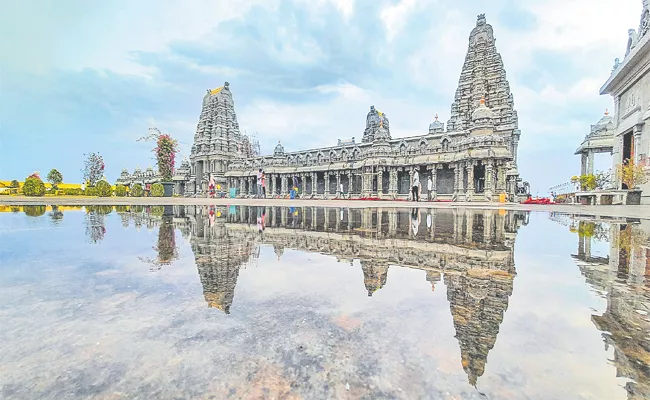 Pagudakula balaswamy Yadadri Temple Irrigation System - Sakshi