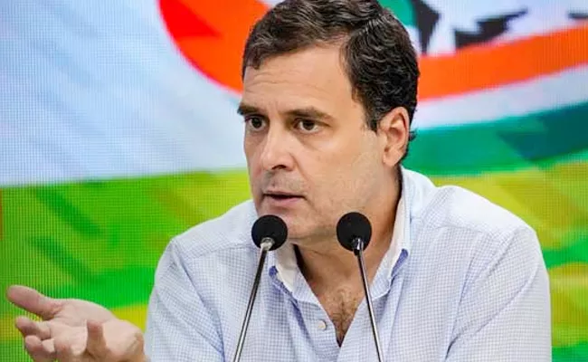 Congress Leader Rahul Gandhi Called NDA No Data Available Govt - Sakshi