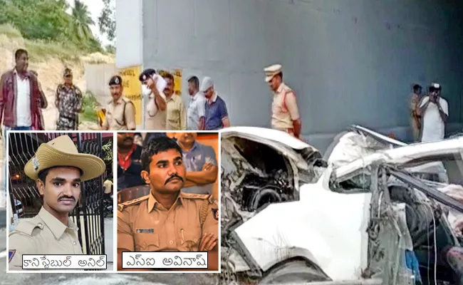 Conspiracy Angle: Karnataka Policemen Die In Putalapattu Road Mishap - Sakshi