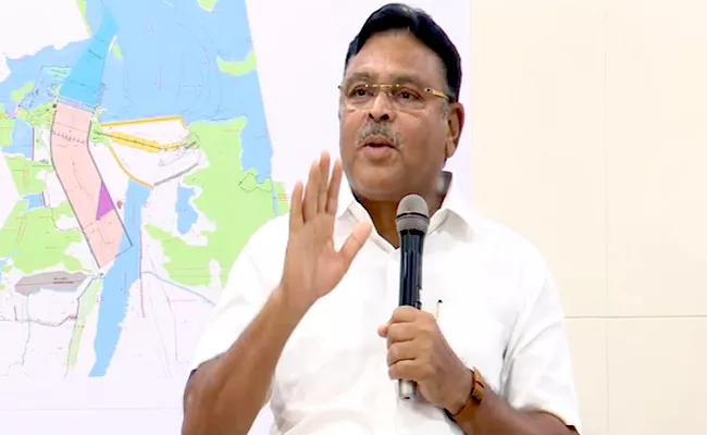 Polavaram Project: Minister Ambati Rambabu Comments On Chandrababu - Sakshi