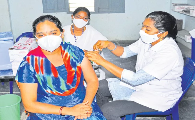 Rapid delivery of corona virus precaution dose vaccine Andhra Pradesh - Sakshi