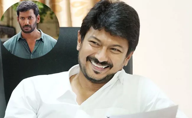 Udhayanidhi Stalin Interesting Comments On Vishal In Lathi Movie Teaser Launch - Sakshi