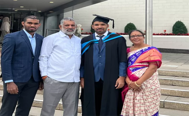 Chevireddy mohit Reddy Received his Masters Degree from University of Warwick - Sakshi