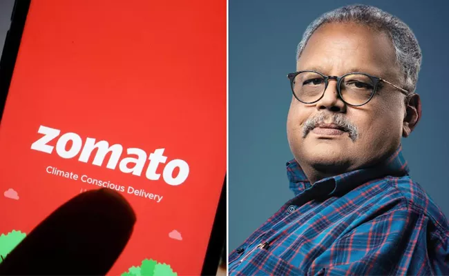 Rakesh Jhunjhunwala Zomato Stock Crashed Prediction Viral On Social Media - Sakshi