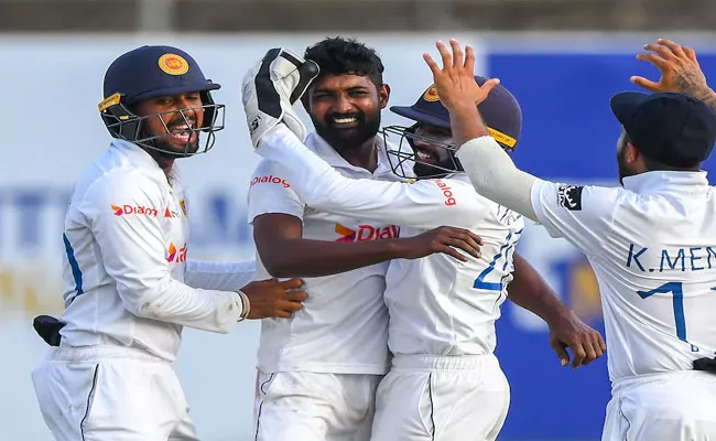 SL VS PAK 2nd Test: Prabath Jayasuriya Stars As SL Win By 246 Runs - Sakshi