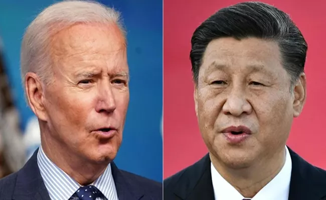 Joe Biden and Xi Jinping Discuss Taiwan on Long Phone Call - Sakshi