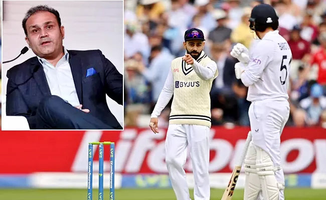 ENG vs IND, 5th Test: Virat Kohli Sledging Bairstow Virender Sehwag Trolls - Sakshi