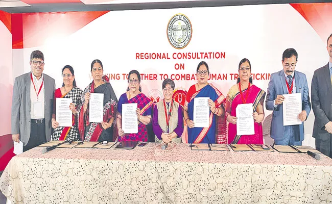 Telangana: Women Commission Chairperson Conference In Hyderabad - Sakshi