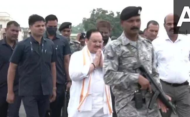 BJP Chief Faces Go Back JP Nadda Slogans At Patna - Sakshi