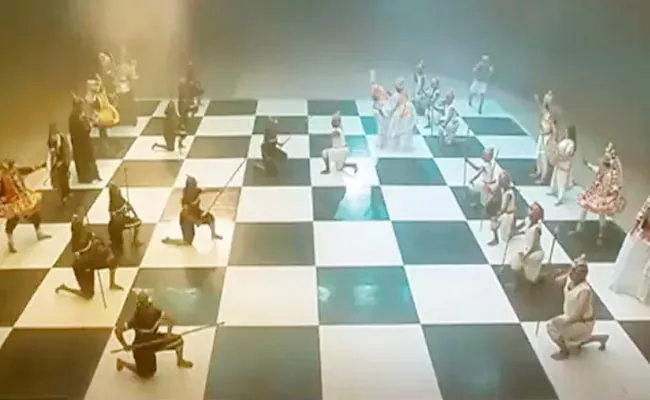 Chess Pieces Come Alive At Chennai Olympiad Viral Video - Sakshi