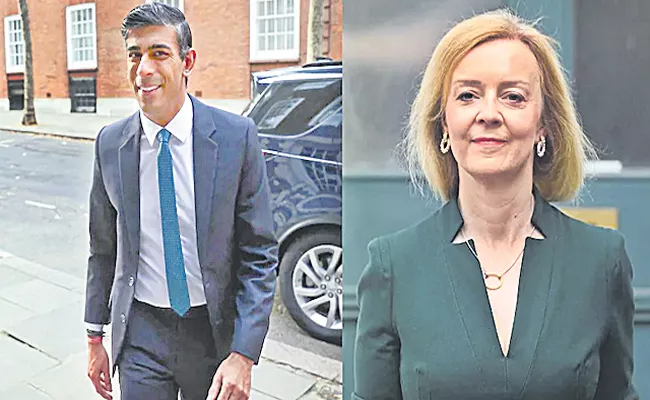 Liz Truss has 90percent shot over Rishi Sunak to replace Boris Johnson as next UK PM - Sakshi