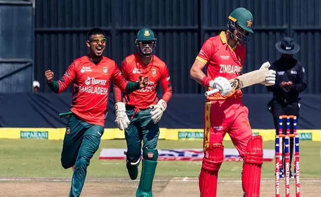 Mosaddek Hossain Fifer Help Bangladesh To Beat Zimbabwe In 2nd T20 - Sakshi