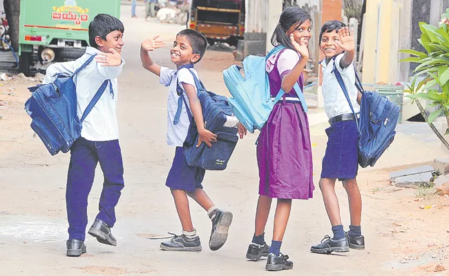 Schools restart after summer holidays Andhra Pradesh - Sakshi