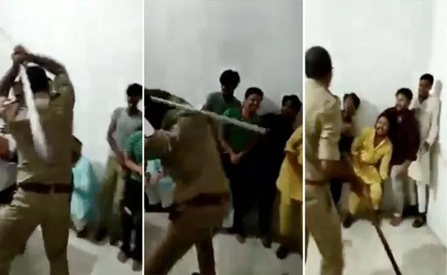 UP Cops Saharanpur Viral Video Leave Jail As Court Clears Them - Sakshi