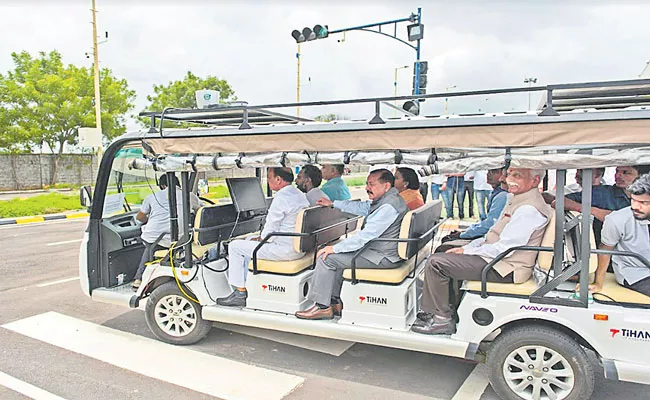 IIT Hyderabad Invented Drones To Carry Humans And Driverless Bicycle - Sakshi