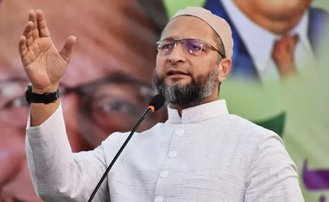 Asaduddin Owaisi Satires on BJP Says Petrol Rate Hiked Because of Taj Mahal - Sakshi