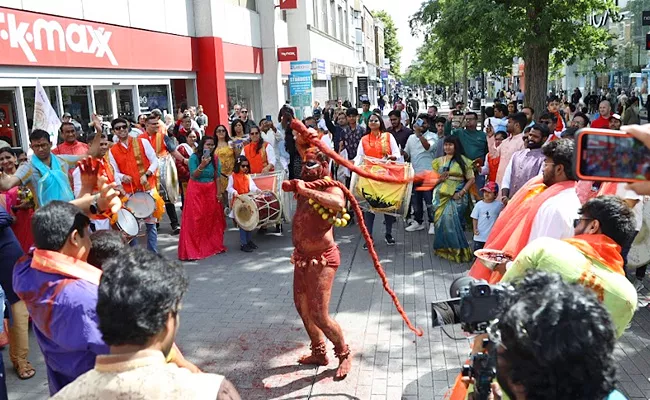 Bonala Celebrations in London by TAUK - Sakshi