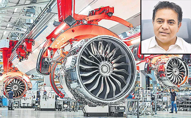 French Aviation Giant Safran MRO Centre Inauguration KTR At Hyderabad - Sakshi